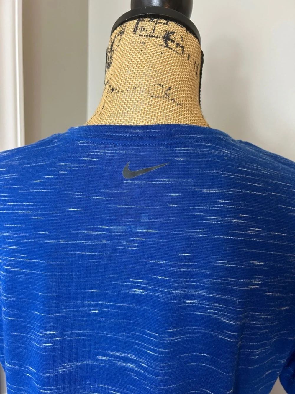 Nike Dri- Fit blue and white top